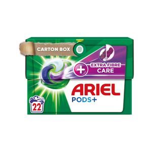 Detergent capsule Ariel Allin1+Extra Fiber Care, 22 spalari