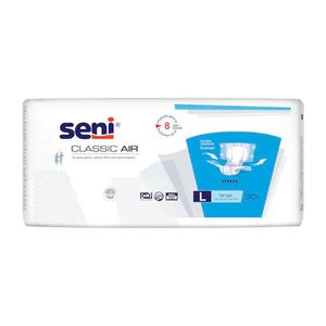 Scutece pentru adulti Seni Classic Air Large, 30 bucati