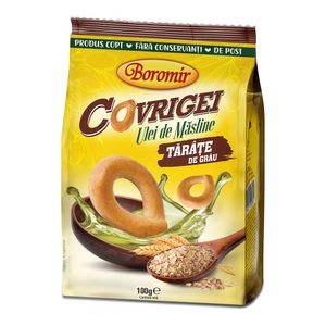 Covrigei superiori cu tarate de grau Boromir, 100 g