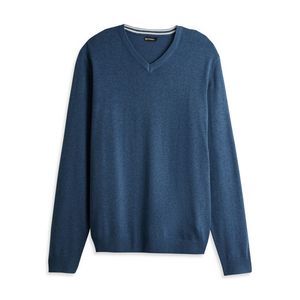 Pulover pentru barbati InExtenso, decolteu in V, albastru, marimea 2XL