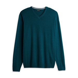 Pulover pentru barbati InExtenso, decolteu in V, verde, marimea 2XL