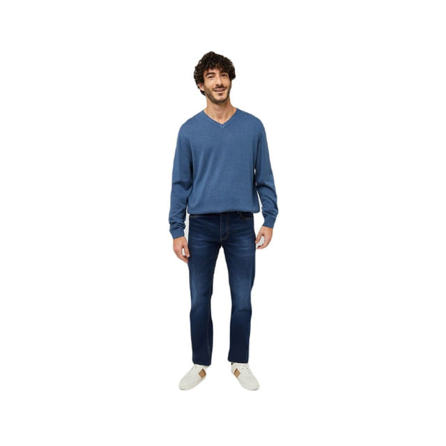 pulover-pentru-barbati-inextenso-decolteu-in-v-albastru-marimea-m-1