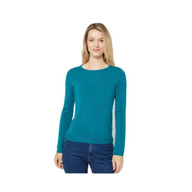 pulover-pentru-femei-inextenso-verde-marimea-m-1