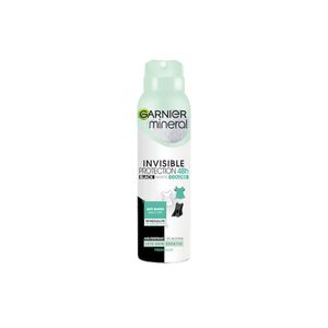 Deodorant spray pentru femei Garnier Mineral Invisible, 150 ml