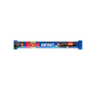 Baton de ciocolata Rom Infinit, cu nuci si biscuiti, 37 g