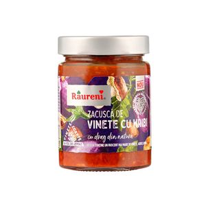 Zacusca de vinete cu hribi Raureni, 320 g