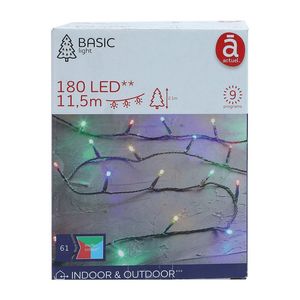 Instalatie de Craciun Actuel, interior si exterior, 180 LED-uri, 1.5 m, multicolor