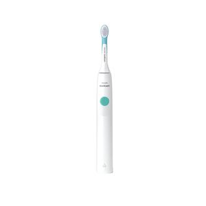 Periuta de dinti electrica Philips Sonicare Kids HX3601/01, 2 viteze, aplicatie, alb-albastru