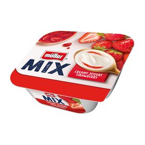 Iaurt cu capsuni Muller, 130 g