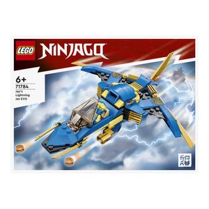 LEGO NINJAGO - Avionul cu reactie Fulger EVO al lui Jay 71784, 146 piese
