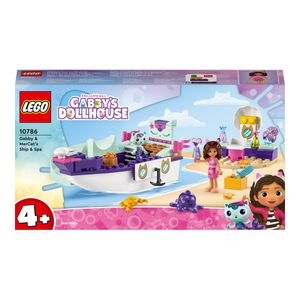 LEGO Gabby's Dollhouse - Barca cu spa a lui Gabby si a Pisirenei 10786, 88 piese