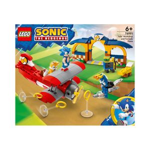 LEGO Sonic - Atelierul lui Tails si avion Tornado 76991, 376 piese