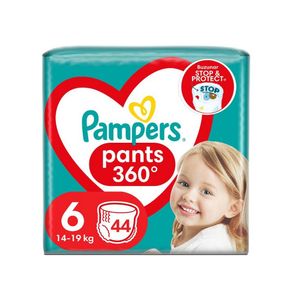 Scutece Chilotel Pampers Pants Extra Large, marimea 6, 15+ kg, 44 bucati