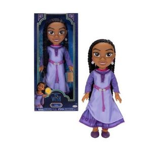 Papusa aventuriera Asha - Disney Wish, 38 cm