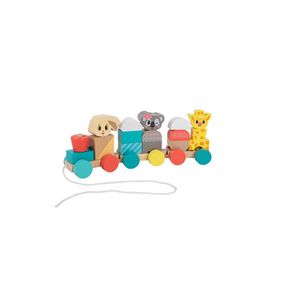 Tren de tras cu diverse animalute One Two Fun