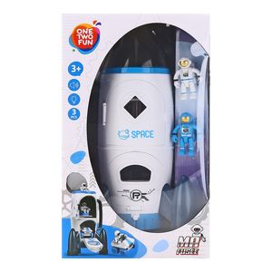 Racheta spatiala si accesorii One Two Fun, cu lumini si sunete