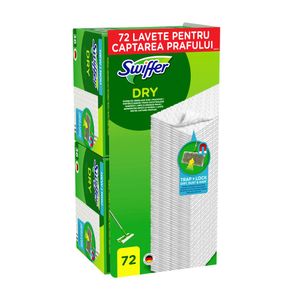 Lavete uscate pentru mop Swiffer, 72 bucati