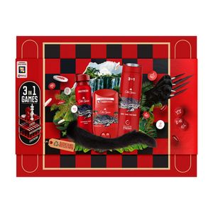 Set pentru cadou Old Spice Gambox Nightpanther: Gel de dus, 400 ml + Deodorant stick, 50 ml + Deodorant spray, 150 ml + 3 Jocuri De Societate