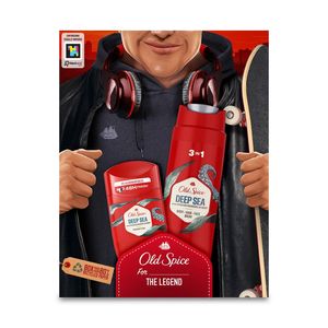 Set pentru cadou Old Spice City Explorer: Gel de dus Deep Sea, 250 ml + Deodorant stick Deep Sea , 50 ml