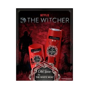Set pentru cadou Old Spice The White Wolf: Gel de dus White Wolf, 250 ml + Deodorant stick White Wolf, 50 ml