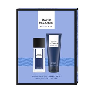 Set pentru cadou David Beckham Classic Blue: Deodorant natural spray, 75 ml + Gel de dus, 200 ml