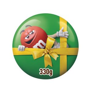 Cutie cu arahide invelite in ciocolata M&M's Christmas, 330 g