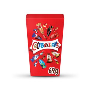 Cutie cu selectie de ciocolata cu lapte Celebrations, 69 g