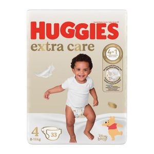 Scutece Huggies Extra Care, marimea 4, 8-16 kg, 33 bucati