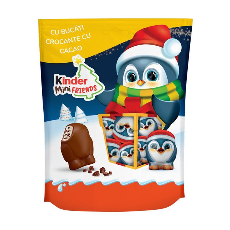 bomboane-figurine-ciocolata-pinguin-kinder-mini-friends-122-g