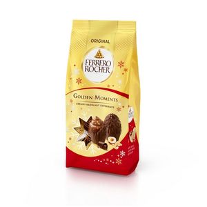 Bomboane ciocolata si crema de alune Ferrero Collection Golden Moments, 90 g