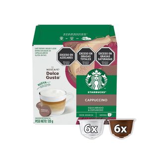 Cappuccino capsule Starbucks Dolce Gusto, 6 capsule x 6 lapte