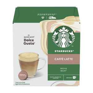 Cafea capsule caffe latte Starbucks Dolce Gusto, 12 capsule