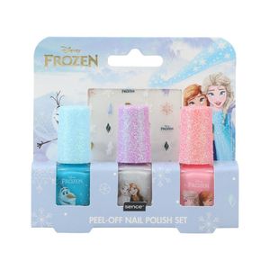 Set pentru cadou copii Sence Disney Frozen: oja, diverse culori, 3 x 5 ml + sticker unghii