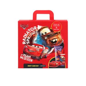 Set pentru cadou copii Sence Disney Cars McQueen: Gel de dus, 100 ml + Spumant de baie, 100 ml + Bomba de baie, 60 g