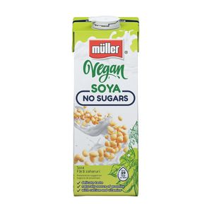 Bautura vegetala pe baza de soia Muller, fara zahar, 1 l