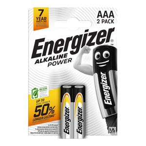 Baterii Energizer Alkaline Power AAA, E92, LR03, 2 bucati