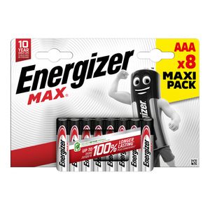Baterii Energizer Max AAA, LR03, 8 bucati