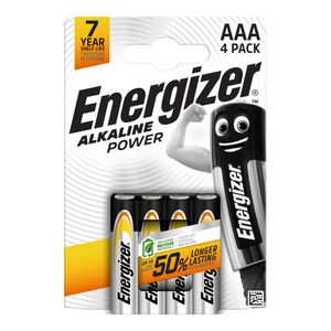 Baterii Energizer Alkaline Power AAA, E92, 4 bucati