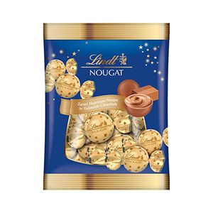 Bilute de ciocolata pentru Craciun Lindt, lapte si nougat, 100 g