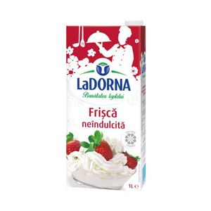 Frisca neidulcita LaDorna, 32% grasime, 1 l