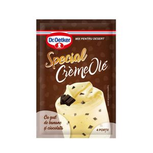 Praf pentru desert Dr.Oetker Creme Ole cu banane si ciocolata, 110 g