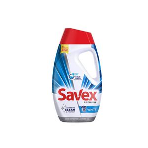 Detergent lichid pentru rufe Savex Premium White, 0.945 l