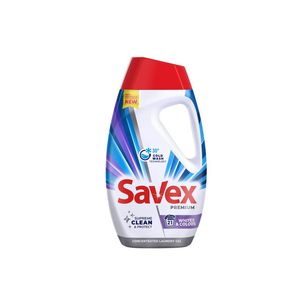 Detergent lichid pentru rufe Savex Premium Whites & Colors, 0.945 l