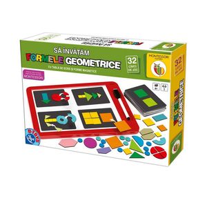Joc educativ Montessori, forme geometrice