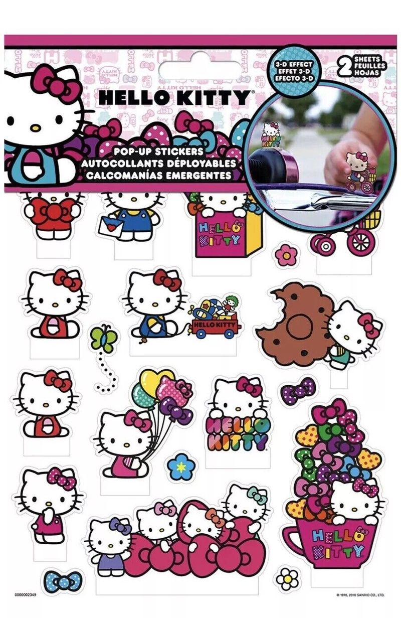 Stickere-Pop-up-Hello-Kitty