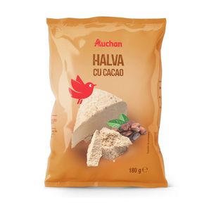 Halva cu cacao Auchan, 180 g