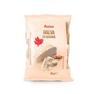 Halva cu arahide Auchan, 30 g