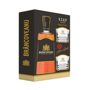 Vinars Brancoveanu VSOP, 40% alcool, 0.7 l + 2 pahare