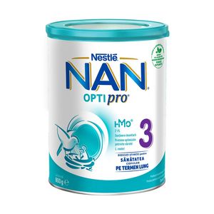 Formula de lapte bebelusi Nestle Nan Optipro 3 HMO, de la 1 an, 800 g