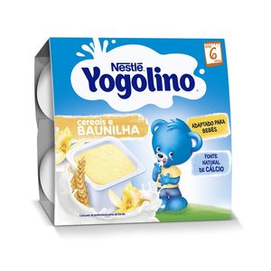 Gustare bebelusi pe baza de lapte cu gris Nestle Yogolino, de la 6 luni, 4 x 100 g